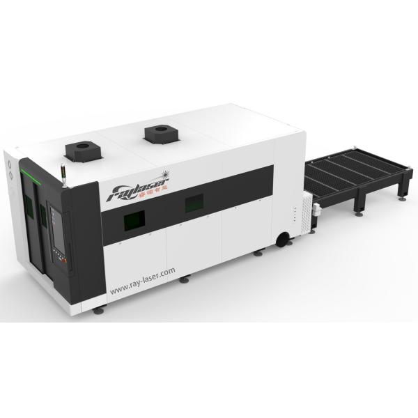 3000w Economical Sheet Metal Fiber Laser Cutting Machine with Full Enclosed Cover