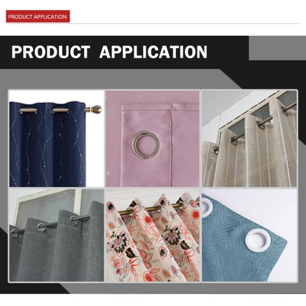 42mm Washable PP Plastic Decorative Drapery Rings