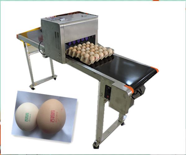 CE ISO Industrial Inkjet Printer , Egg Inkjet Marking Equipment 12v 4a