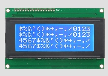 Дисплей символов LCD 20 символов * 4 линии Монохромный модуль Синий белый подсвет порт 5v