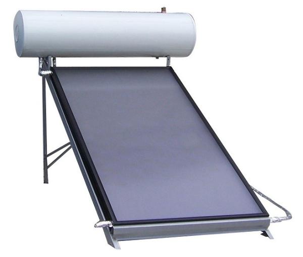 Direct-plug Flat Plate Compact Pressure Solar Heater ---Flat Collector Model