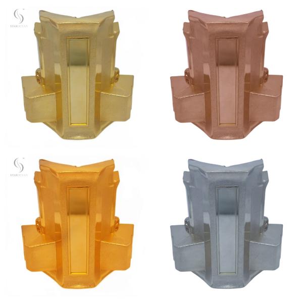 Светлое золото Пластиковый угол гроба Высококачественные погребальные принадлежности оптом 7# LG