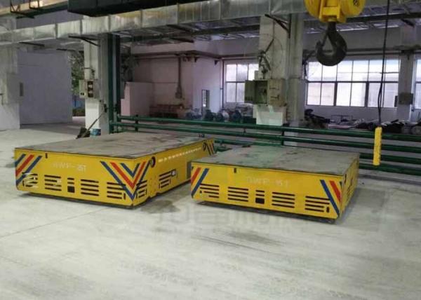 Precast concrete factory use mold cart for heacy material transporting from bay to bay