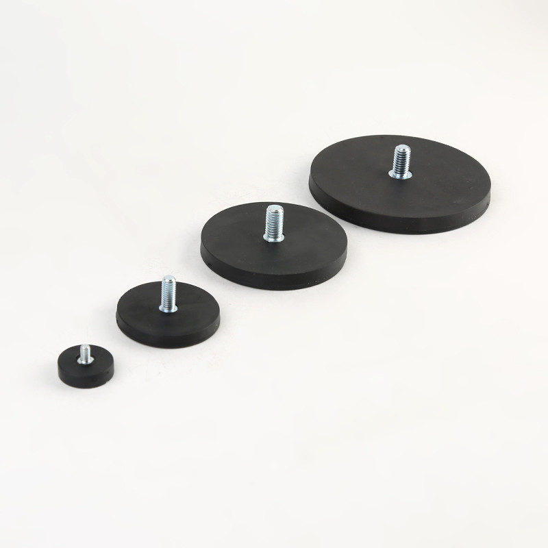 Магнит Decoiling резиновый покрытый с внешним стержнем 22mm 43mm 66mm 88mm