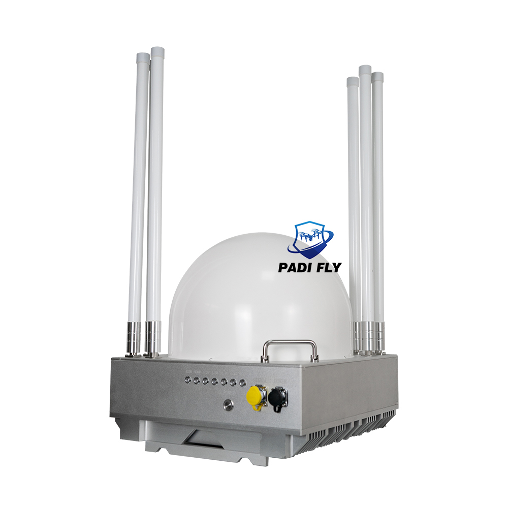 5-10km Detection Anti-Drone Jammer for Prison Security with Integrated Drone Jamming and Detection