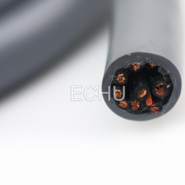 Soft Round  Cable for Electrical Apparatus RVV type with CE certificate in Grey Color