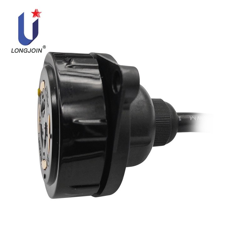External Mounting Dimming Receptacle Waterproof Directional 7P Street Lamp Arm With Hanging Cable Version