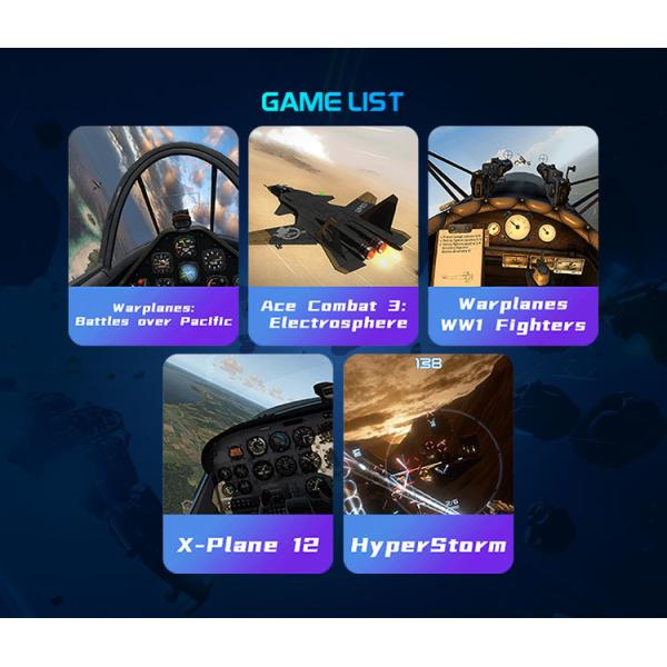 Погружающий VR симулятор полета 9D Vr самолет полный летающие игры самолетный симулятор
