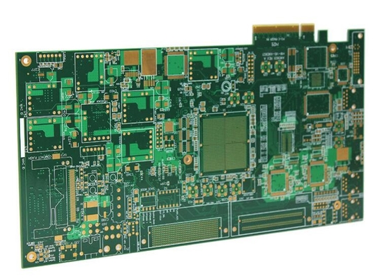 10 FR4 ENIG PCB слоев производства монтажной платы с золотым пальцем