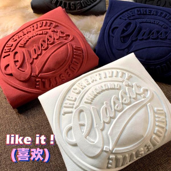 Custom Design Vintage Men's T-Shirt 3D Puff Print Breathable 180Grams Polyester Fiber