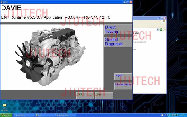 DAF VCI-560 MUX heavy duty Truck Diagnostic Scanner