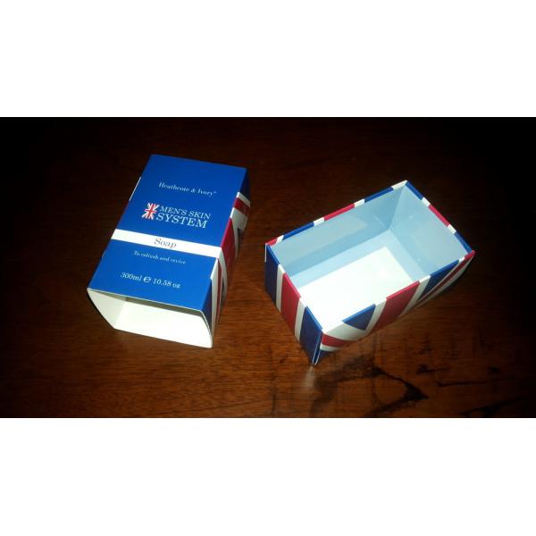 Custom design printed soft cardboard paper packaging drawer box for soap