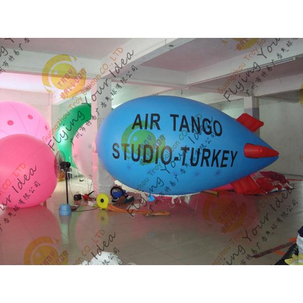 0.18mm PVC Helium Advertising Blimps Bespoke UV Productive Printing