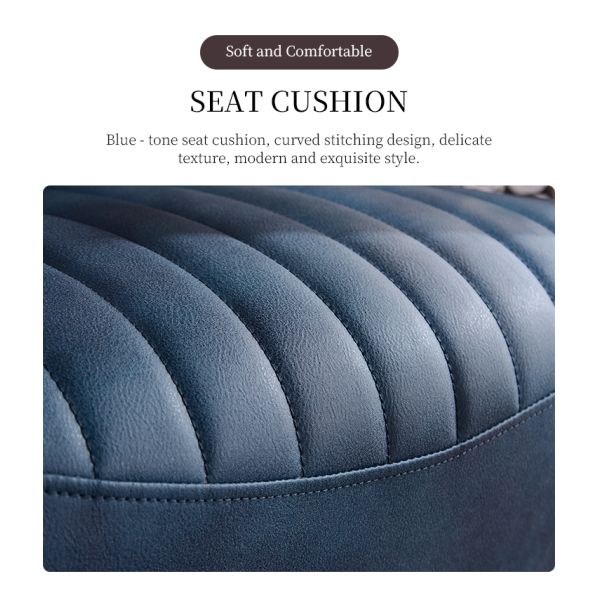 Nidea #8946 Industrial Style Retro Aviator Design Leather Chair Tufted Button for Home Bar for Hotels Cafes BARS