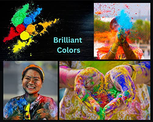 Colorful Holi Powder Party Popper Confetti Cannon Corn Powder 13*18cm Biodegradable