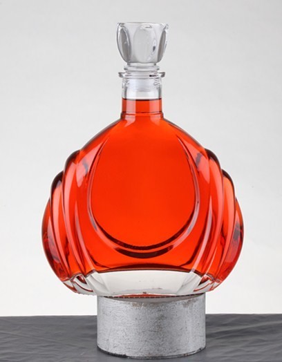 Super Flint Glass Material Brandy Glass Bottle for Custom Liquor Spirit 700ml