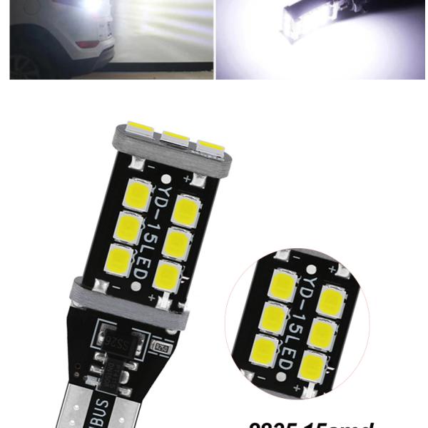 W6W WY16W 15 SMD Automotive LED Headlight 2835 Stop Light T15 Car Led Light