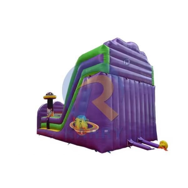PVC Commercial Wet Dry Space Travel Slide Inflatable Bouncy House for Kids and Adults