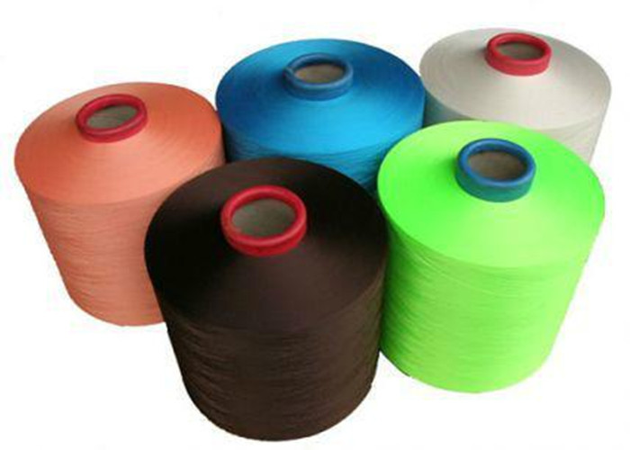 Dope Dyed Colored Polypropylene PP Yarn DTY 150D For Socks / Gloves Knitting
