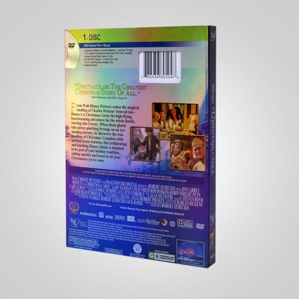 New Christmas Carol disney dvd movie children carton dvd with slipcover case free shipping