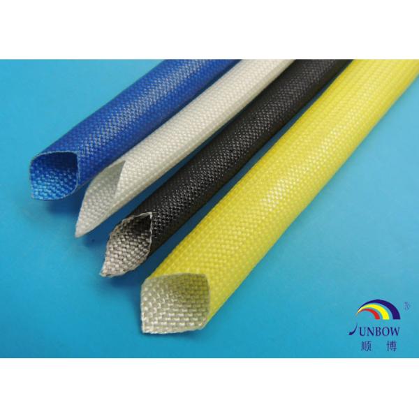 Flame Resistant Acrylic Fiberglass Sleeving for Wire Insulation , Colorful Electrical Sleeve , Wire Harness