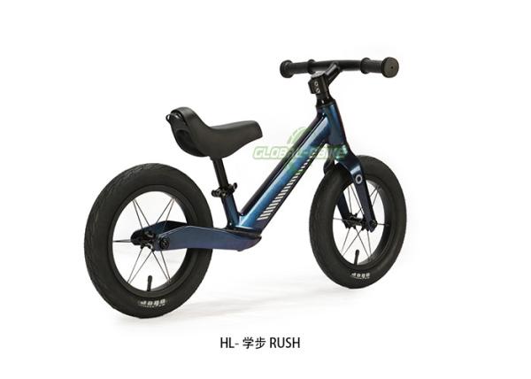 Dark Blue Magnesium Fork Children Balance Bikes With Bearing Hubs Alloy Rim