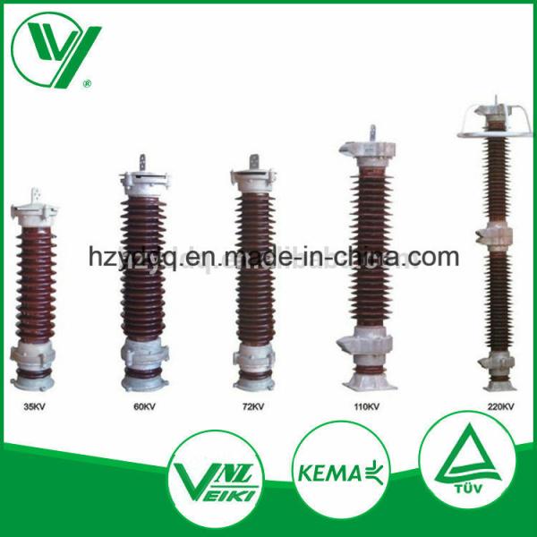 110kV Polymer Housed Surge Arrester with Leave Device for Substation