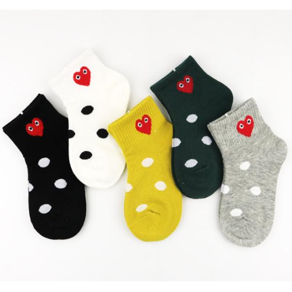 Sweat Absorbent Kids Colorful Socks Keep Warm With Cotton / Nylon / Spandex Material