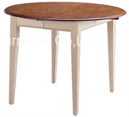 European Elm Veneer Hotel Dining Table Soild Wood Leg Hotel Coffee Table