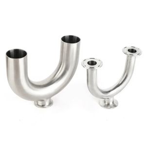 Застегнутые трубы из нержавеющей стали, зеркально полированные SS304