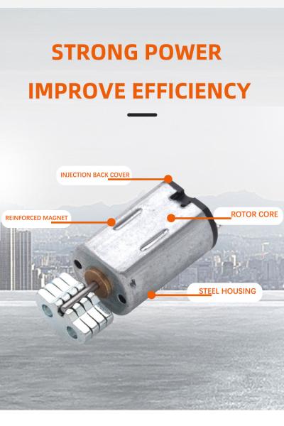 Durable Customized Micro Brushed Dc Motor Size 12mm For Small Fan