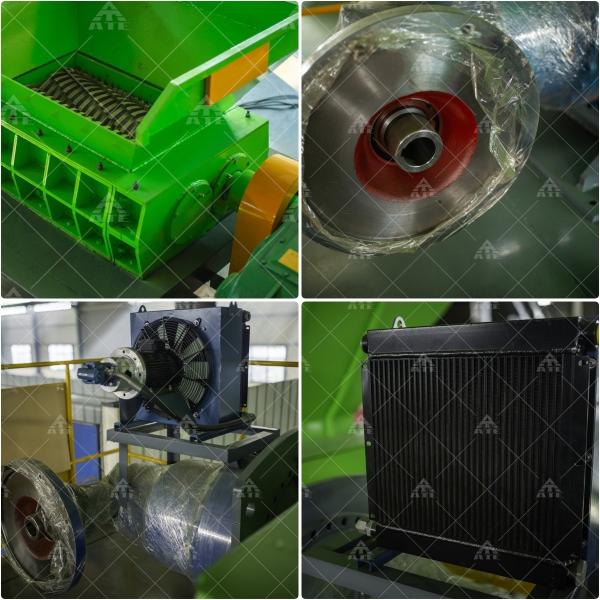 Automatic Scrap Air Conditioner AC Copper Aluminum Radiator Separator Plant Waste Water Tank Radiator Recycling Machine