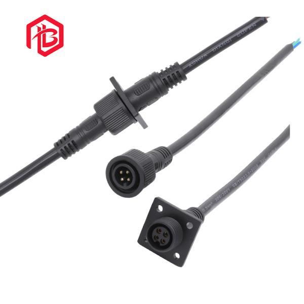 Мини Pin 4 служит фланцем разъем питания держателя панели IP67 6.5mm