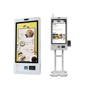Quiosque de máquinas de autoatendimento de mercearia de 32 polegadas para pedidos de pagamento