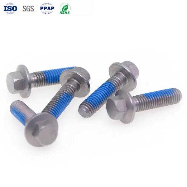 M8 Hex Flange Bolt SCM435 Сталь 8.8-12.9 Степень цинка Никельная отделка