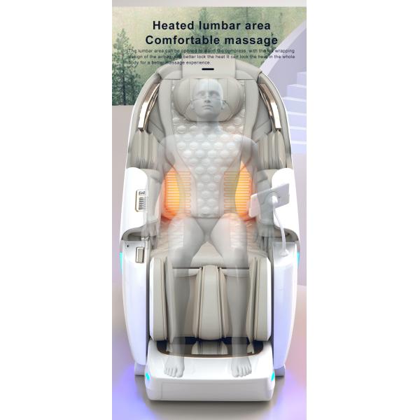 Smart Shiatsu Massage Chair Full Body Massager with Zero Gravity Air Pressure Heating