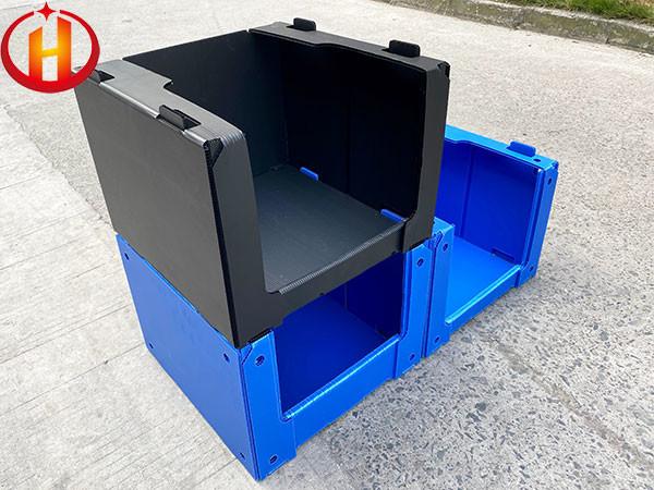 Reusable Foldable Corrugated Plastic Box For Packaging Auto Parts