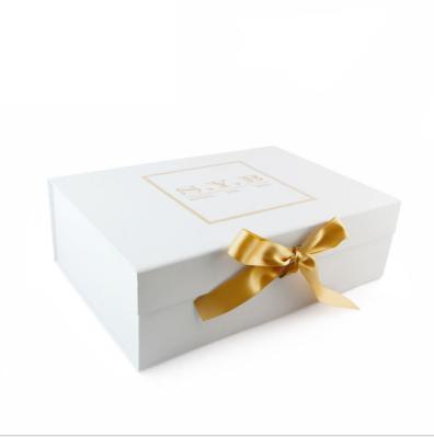 White Rectangle Cardboard Bulk Custom Boxes Square rigid Paper Gift Packaging
