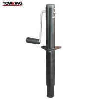 Steel Side Wind RV Trailer Jack 2000lbs 15'' Round Tube