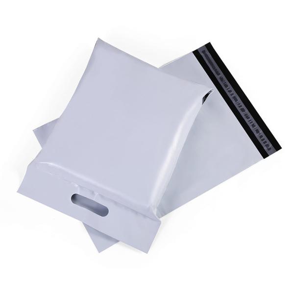 Biodegradable packaging shipping bag custom eco friendly mailing bags courier bags with handles