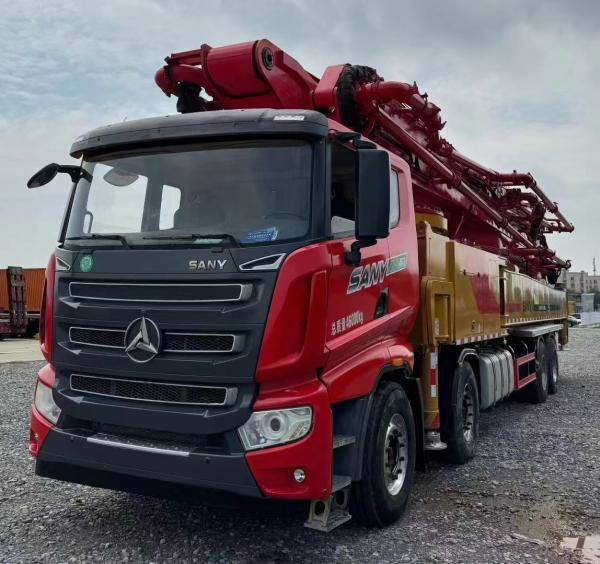 2022 Sany concrete pump truck 62 meters for sale, the most suitable concrete pump for high-rise buildings