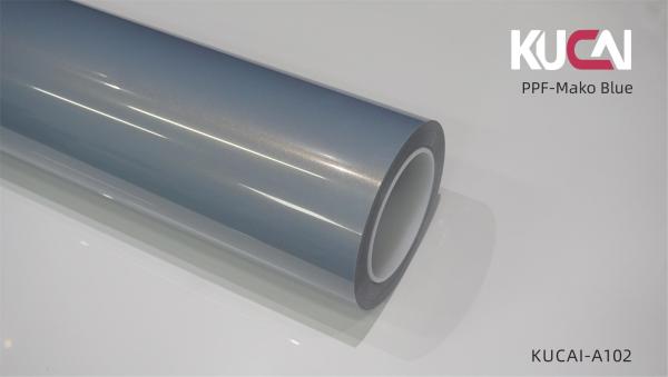 Hydrophobic Mako Blue PPF TPU Roll Automotive Paint Protection Film 1.52mx15m