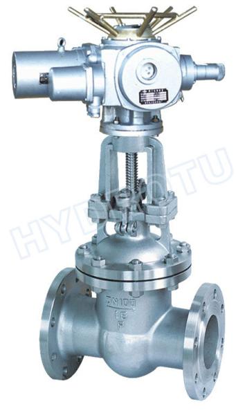 Válvula de porta flangeada manual/elétrica 0.25-6.4Mpa para o equipamento das energias hidráulicas