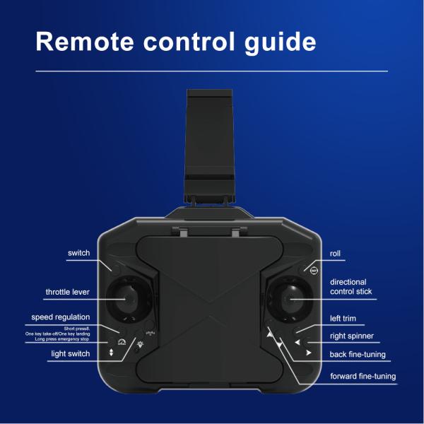 Long Endurance 4K HD Camera Drone Tempo de voo mais longo Drone com controle por telefone