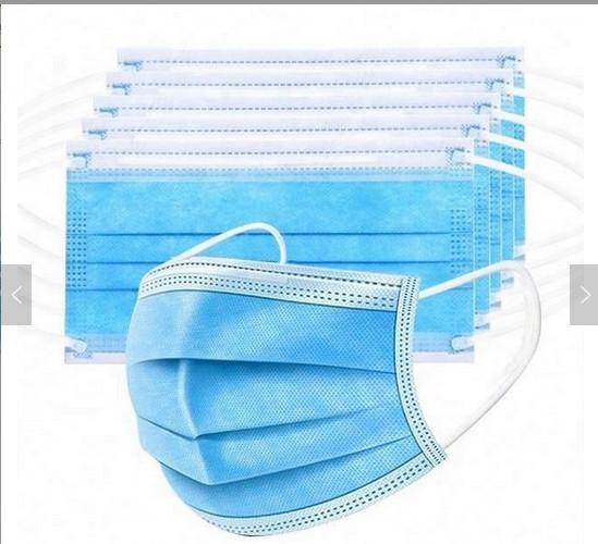 Material Sterile 3 Layer 9.5cm Disposable Medical Face Mask