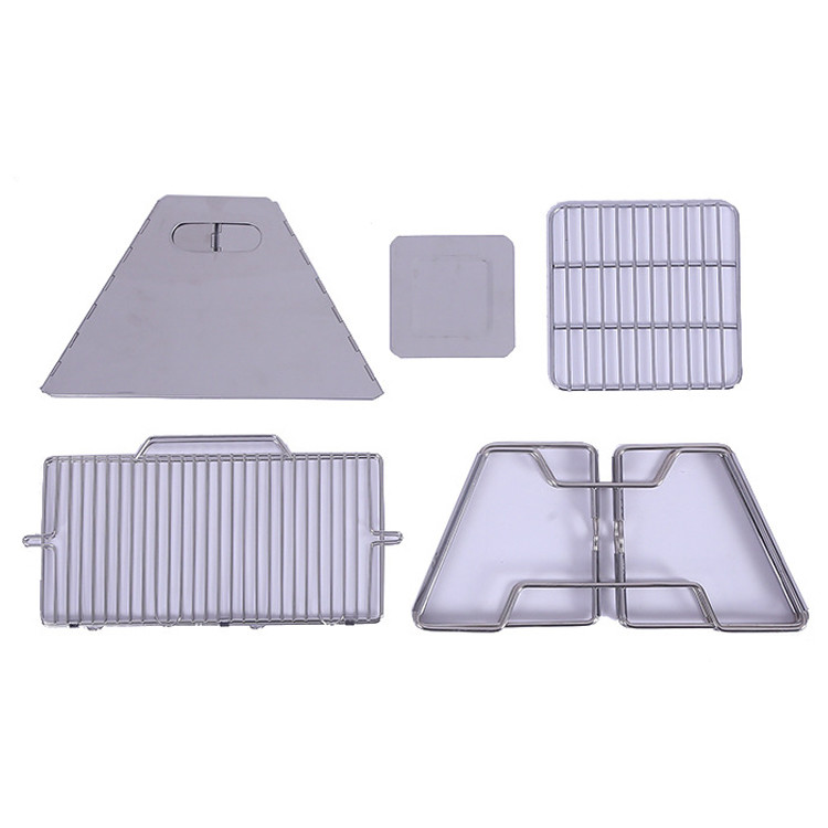 Folding Portable Camping Charcoal Barbecue Bbq Grill for Outdoor Hiking Picnic and BBQ