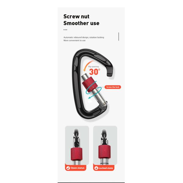 Gancho de escalada Equipo esencial Durable Ligero Perfecto para aventuras de escalada en roca