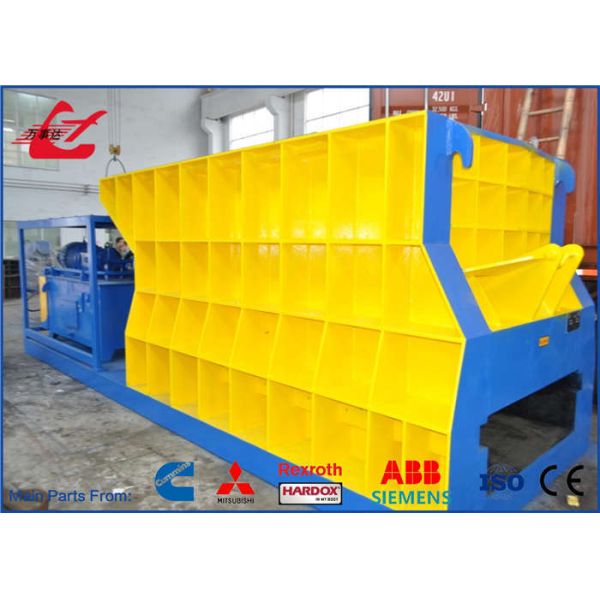 3Times/Min Horizontal Container Scrap Shear 4000kN Cutting Force with 1400mm Blade for Heavy Scrap Recycling Solution