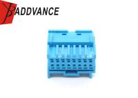 2301695-4 alambre de 16 Pin Female Connector Automotive Blue para atar con alambre la vivienda
