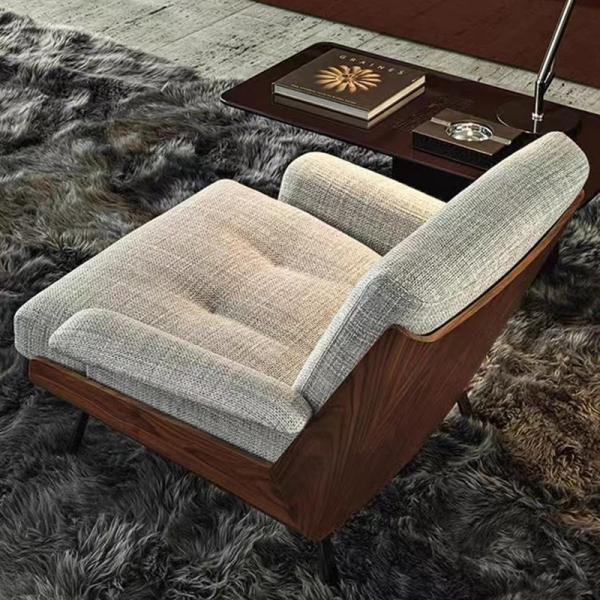 Elevate Business Leather  Leisure Lazy Sofa Chair Comfortable Relaxing